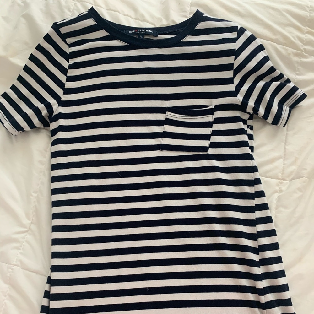 BRANDY MELVILLE STRIPED SHIFT DRESS🤎